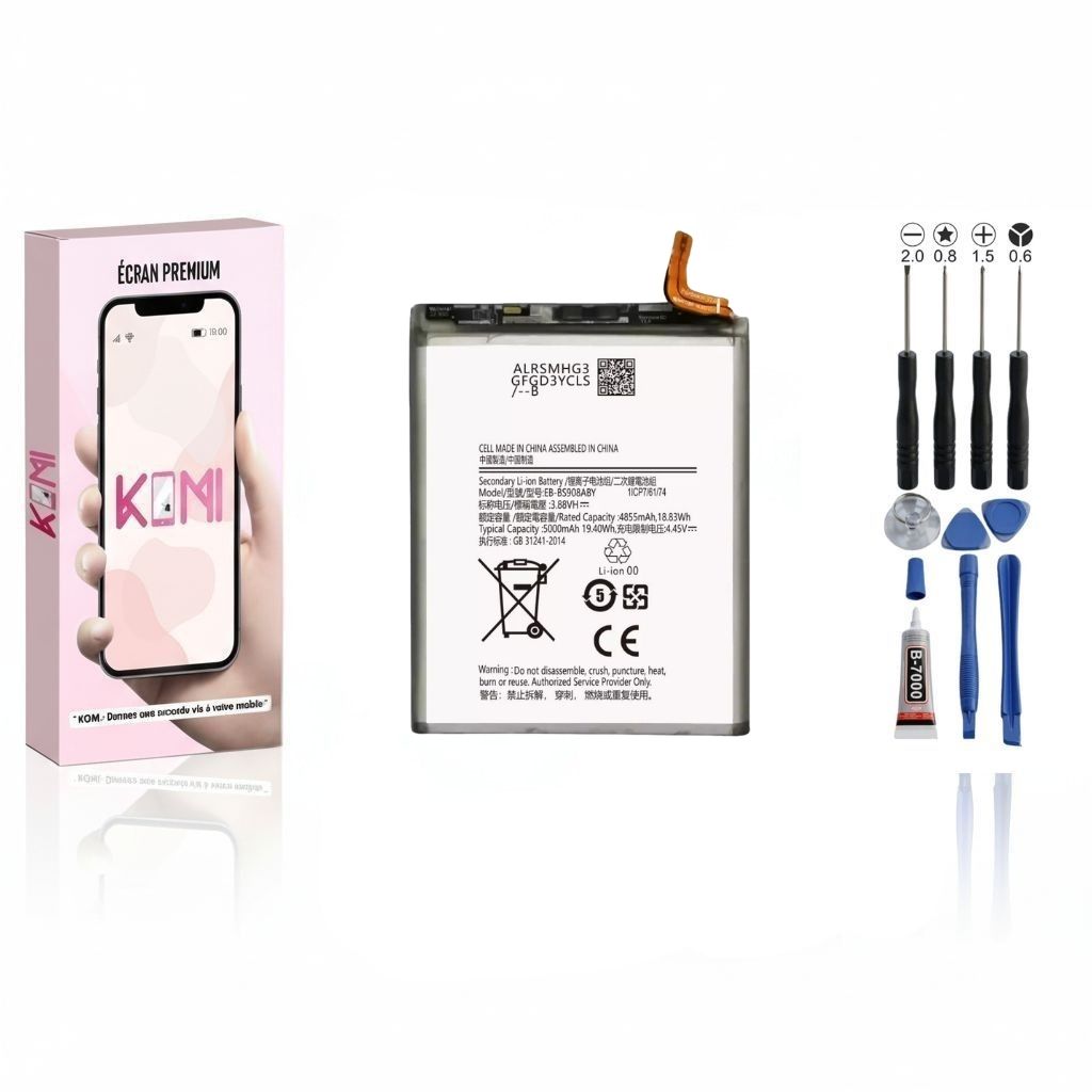 Batterie Samsung Galaxy S22 Ultra avec kit outils