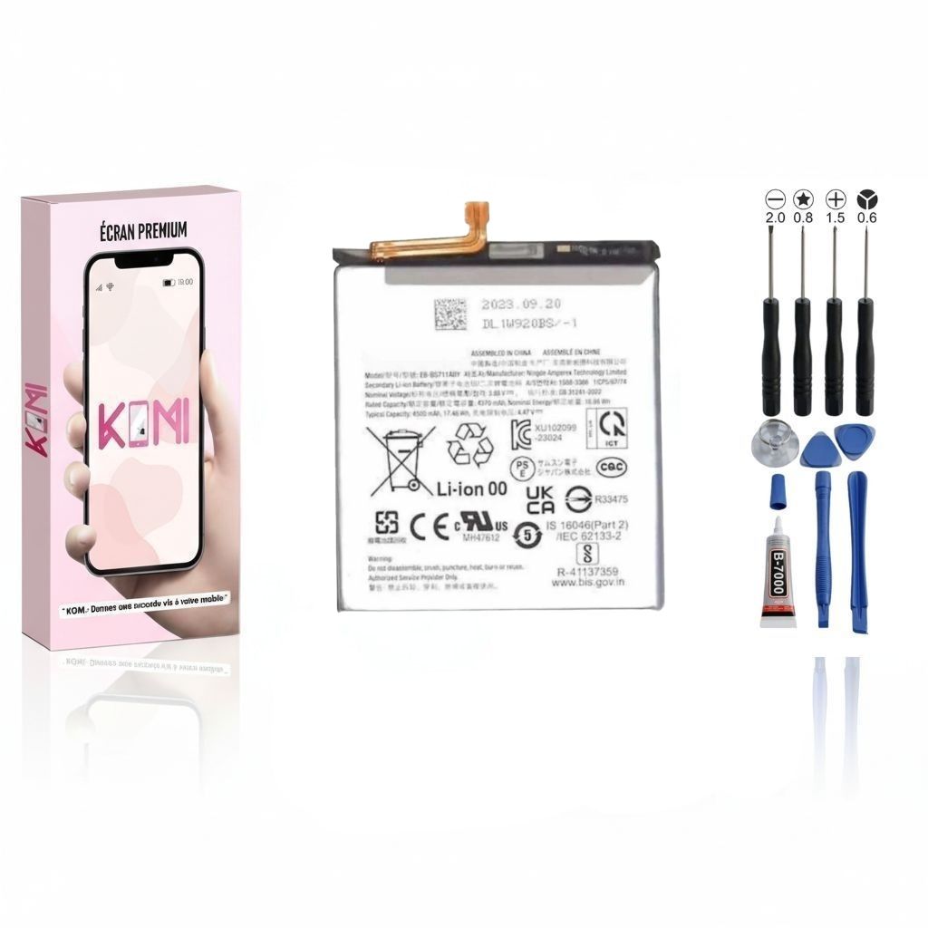 Batterie Samsung Galaxy S23 FE avec kit outils