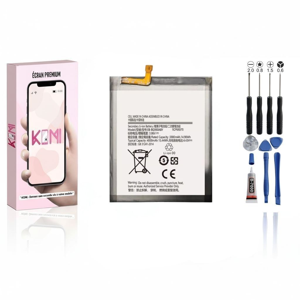 Batterie Samsung Galaxy S20 avec kit outils