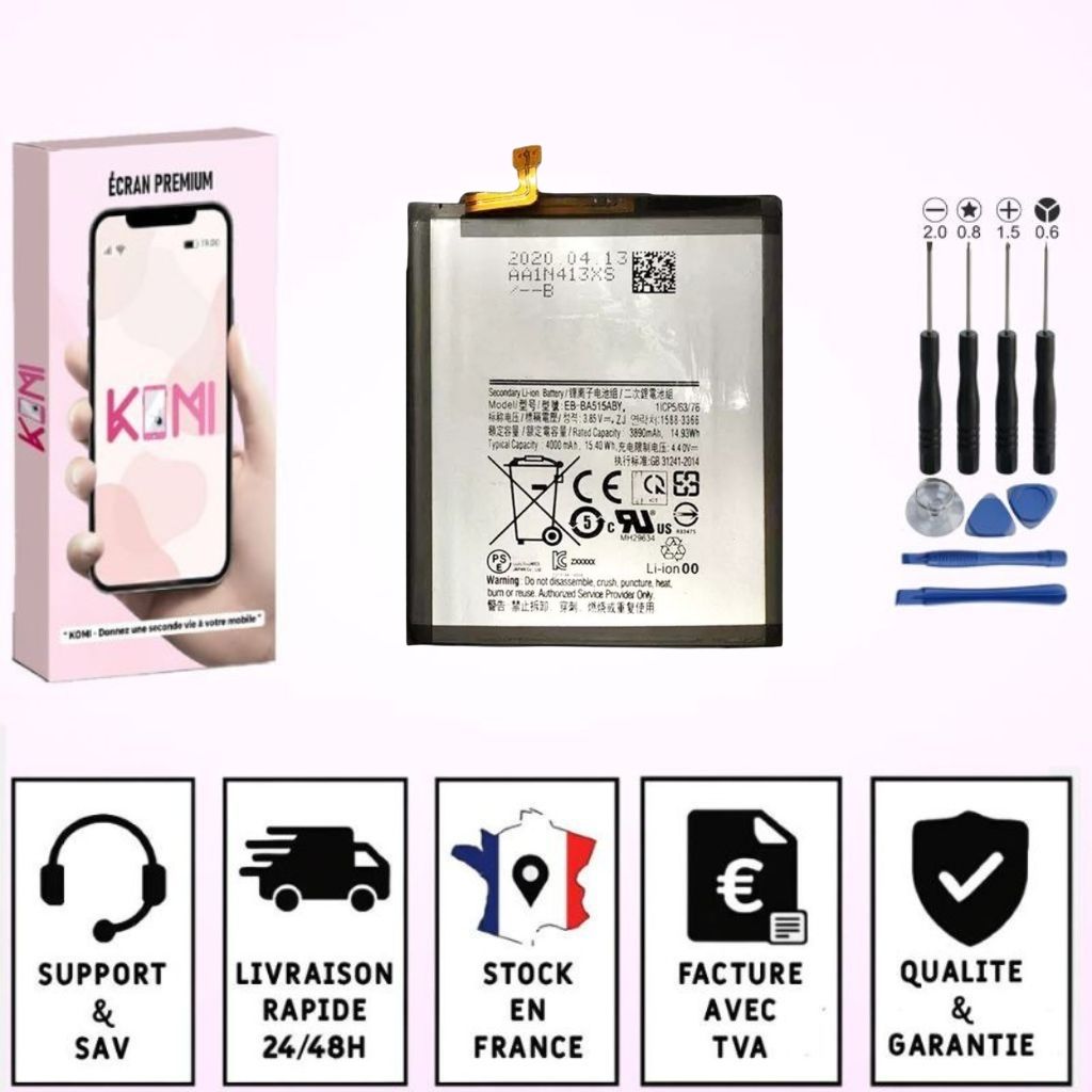 Batterie Samsung Galaxy A51 avec colle