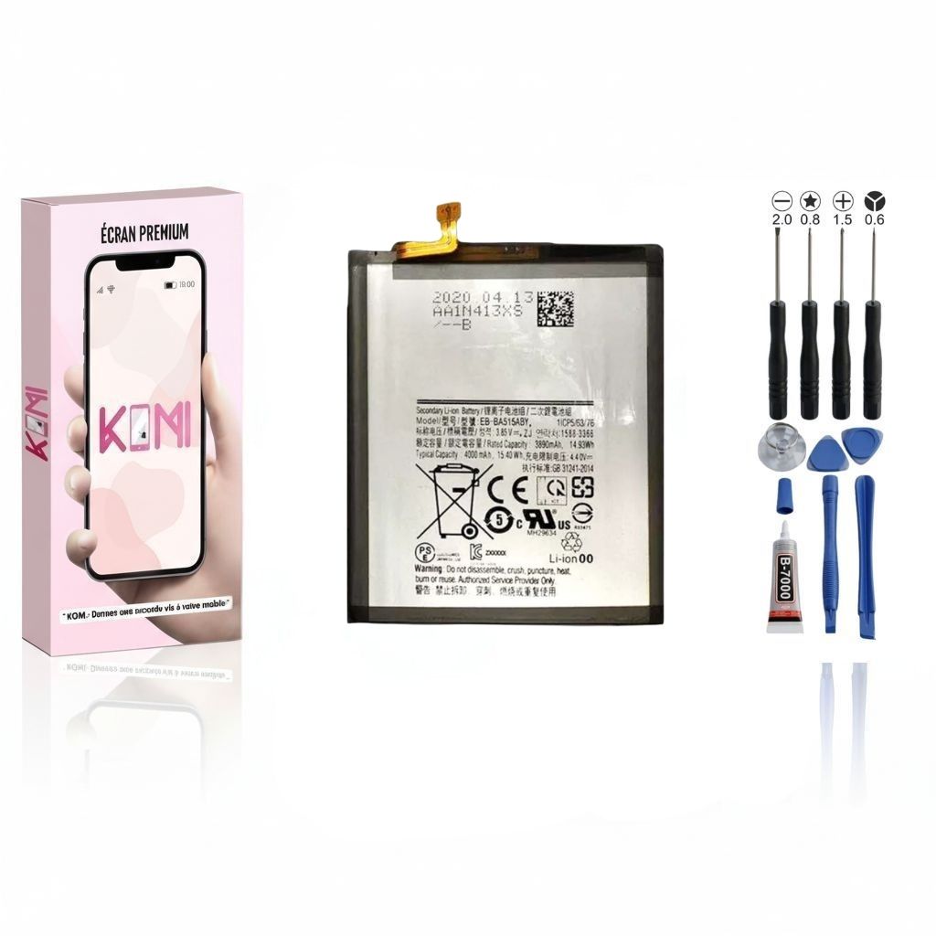 Batterie Samsung Galaxy A51 avec kit outils