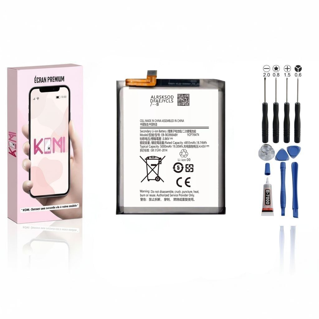 Batterie Samsung Galaxy S20 Ultra avec kit outils