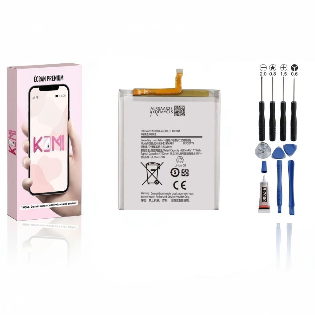 Batterie Samsung Galaxy S23+ avec kit outils