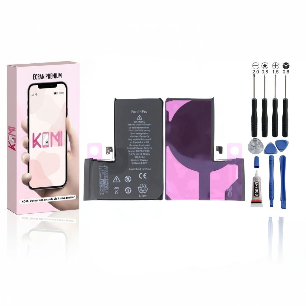 Batterie iPhone 14 Pro avec kit outils