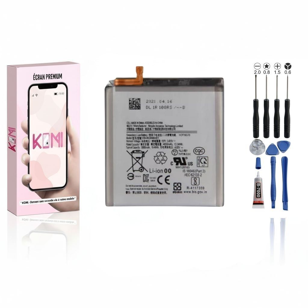 Batterie Samsung Galaxy S21 Ultra avec kit outils