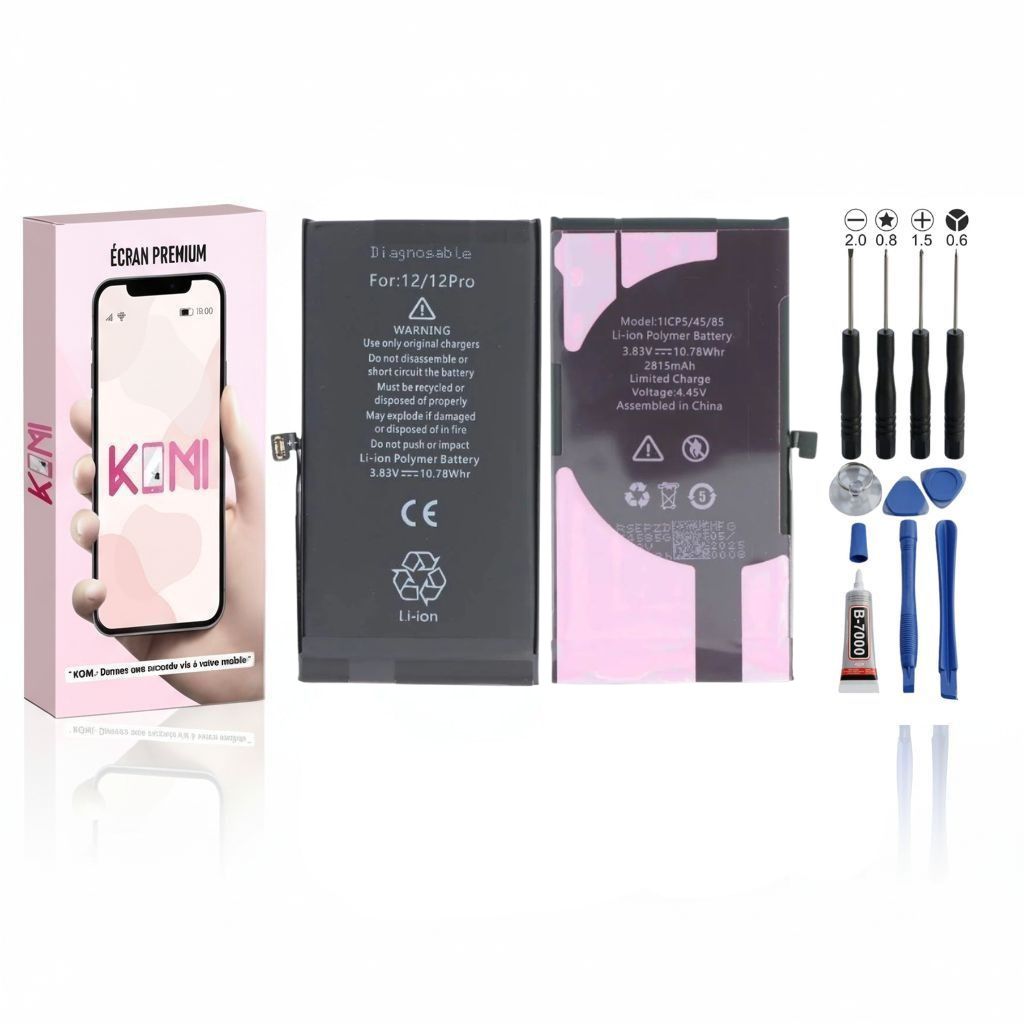 Batterie iPhone 12/12 Pro avec kit outils