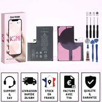 Batterie iPhone 13 Pro Max avec badges garantie