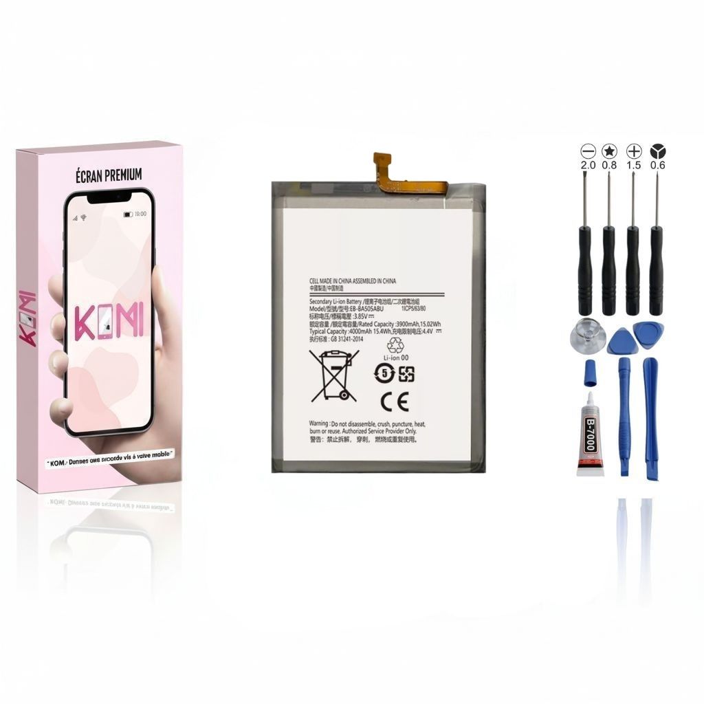 Batterie Samsung Galaxy A20/A30/A30s/A50/M10s avec kit outils
