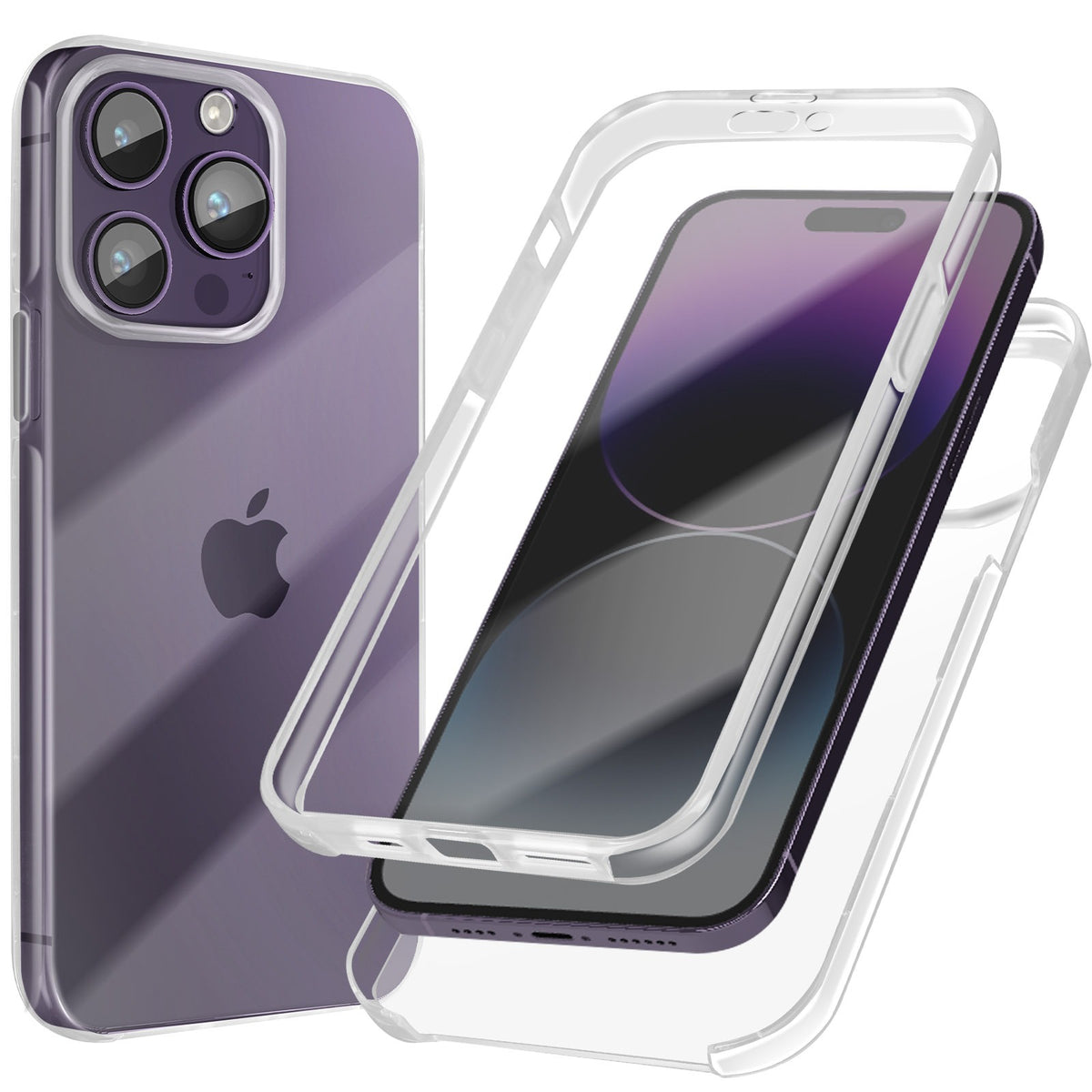 Coque Ko-MAG Transparente pour iPhone 14 Pro Max – Compatible Recharge sans fil