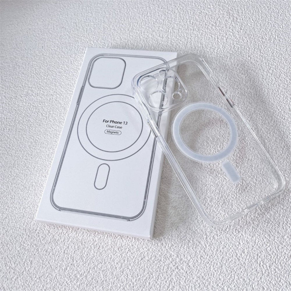 Coque Ko-MAG Transparente pour iPhone 13 Pro Max – Compatible Recharge sans fil