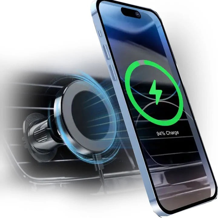 Coque Ko-MAG Transparente pour iPhone 15 Pro Max – Compatible Recharge sans fil