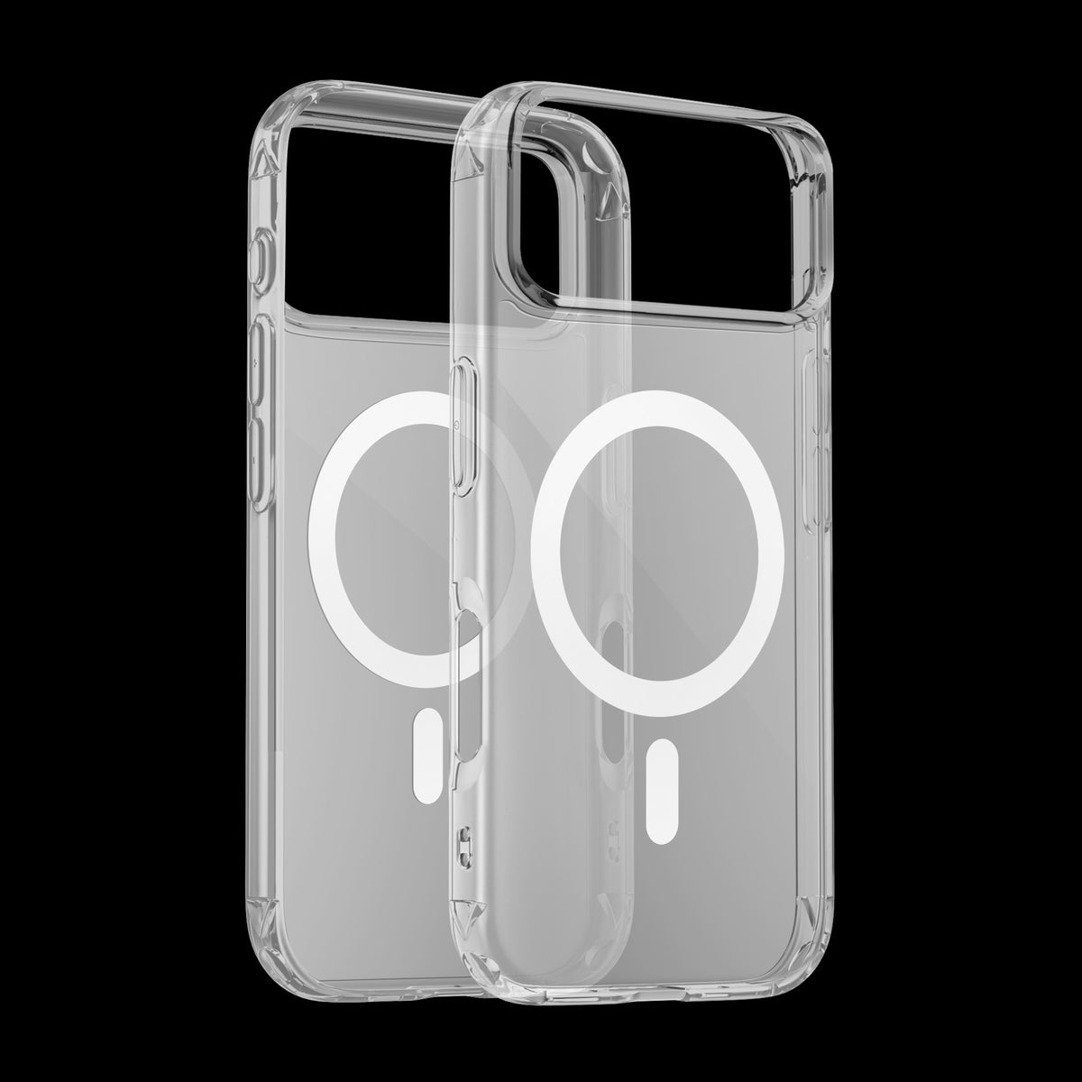 Coque Ko-MAG Transparente pour iPhone 17 Pro – Compatible Recharge sans fil