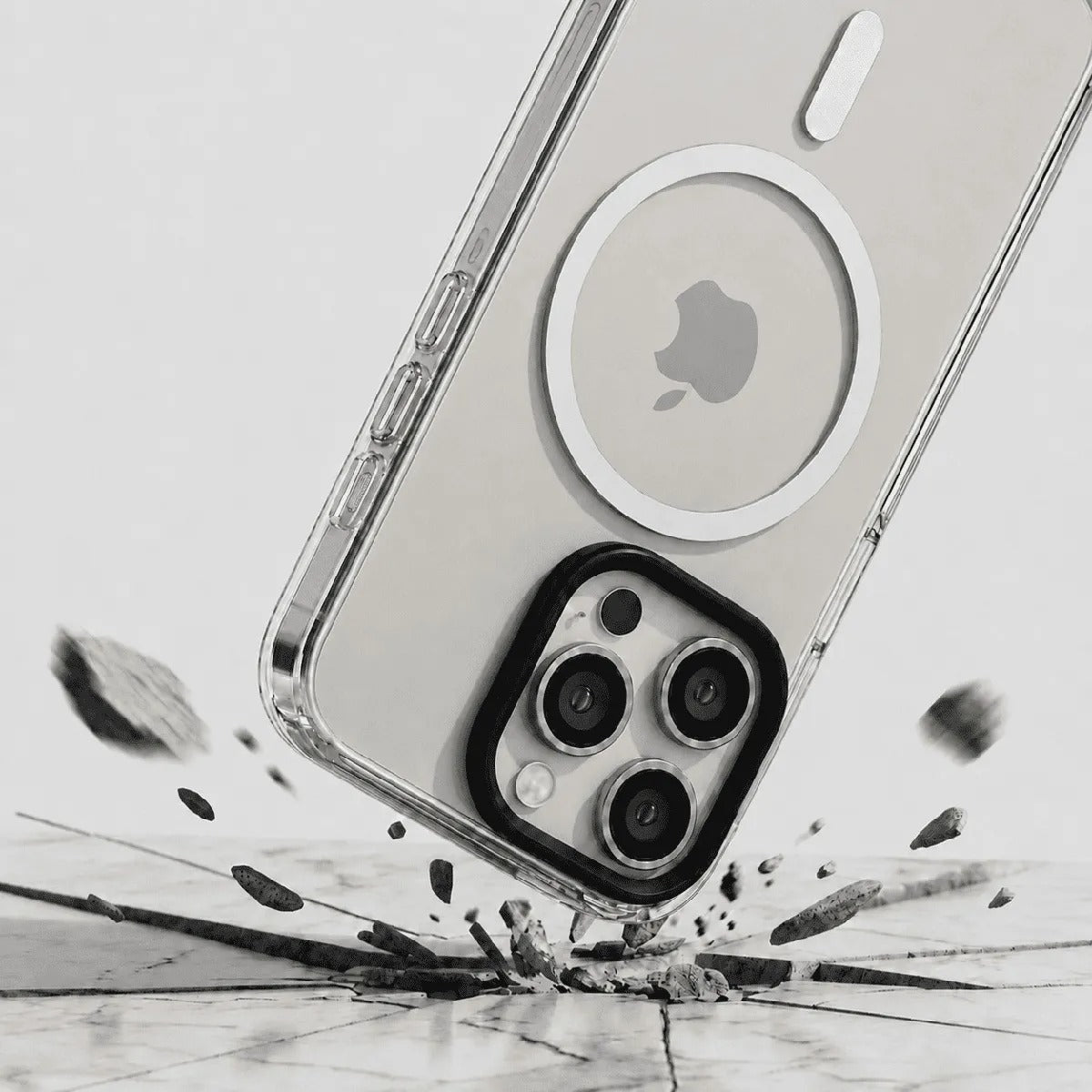Coque Ko-MAG Transparente pour iPhone 15 Pro – Compatible Recharge sans fil