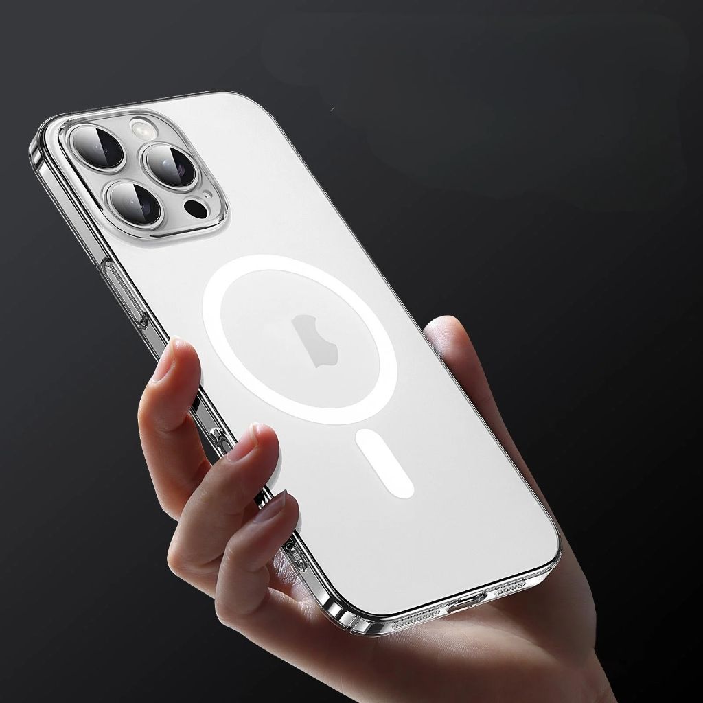 Coque Ko-MAG Transparente pour iPhone 17 Pro Max – Compatible Recharge sans fil