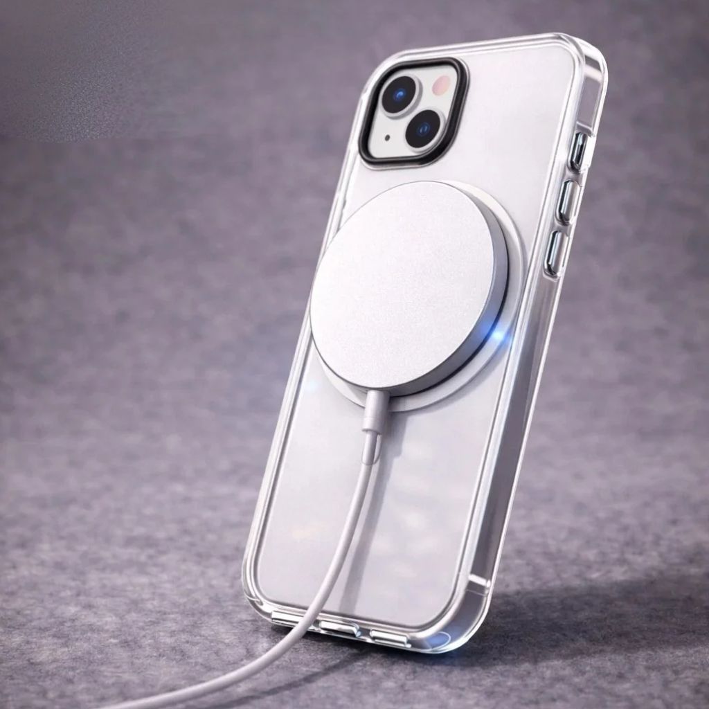 Coque Ko-MAG Transparente pour iPhone 14 – Compatible Recharge sans fil