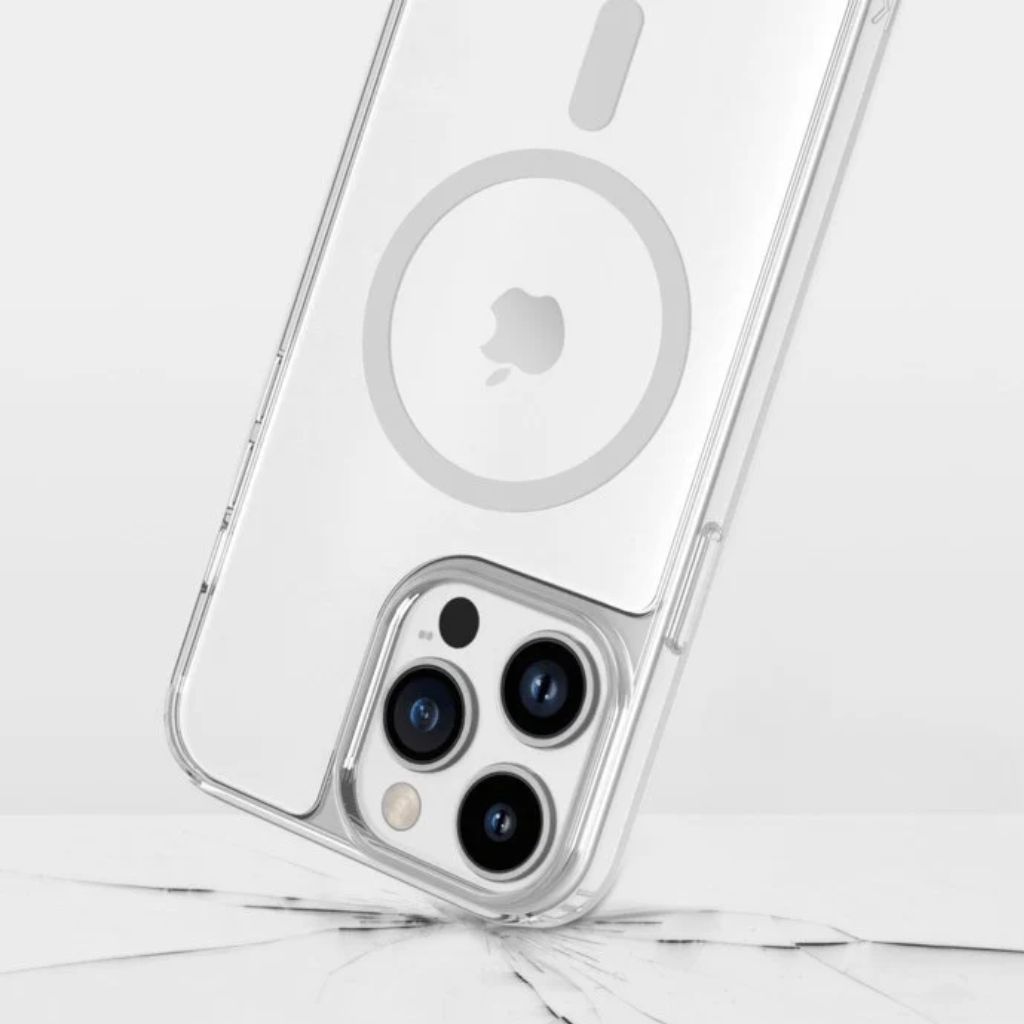 Coque Ko-MAG Transparente pour iPhone 14 Plus – Compatible Recharge sans fil