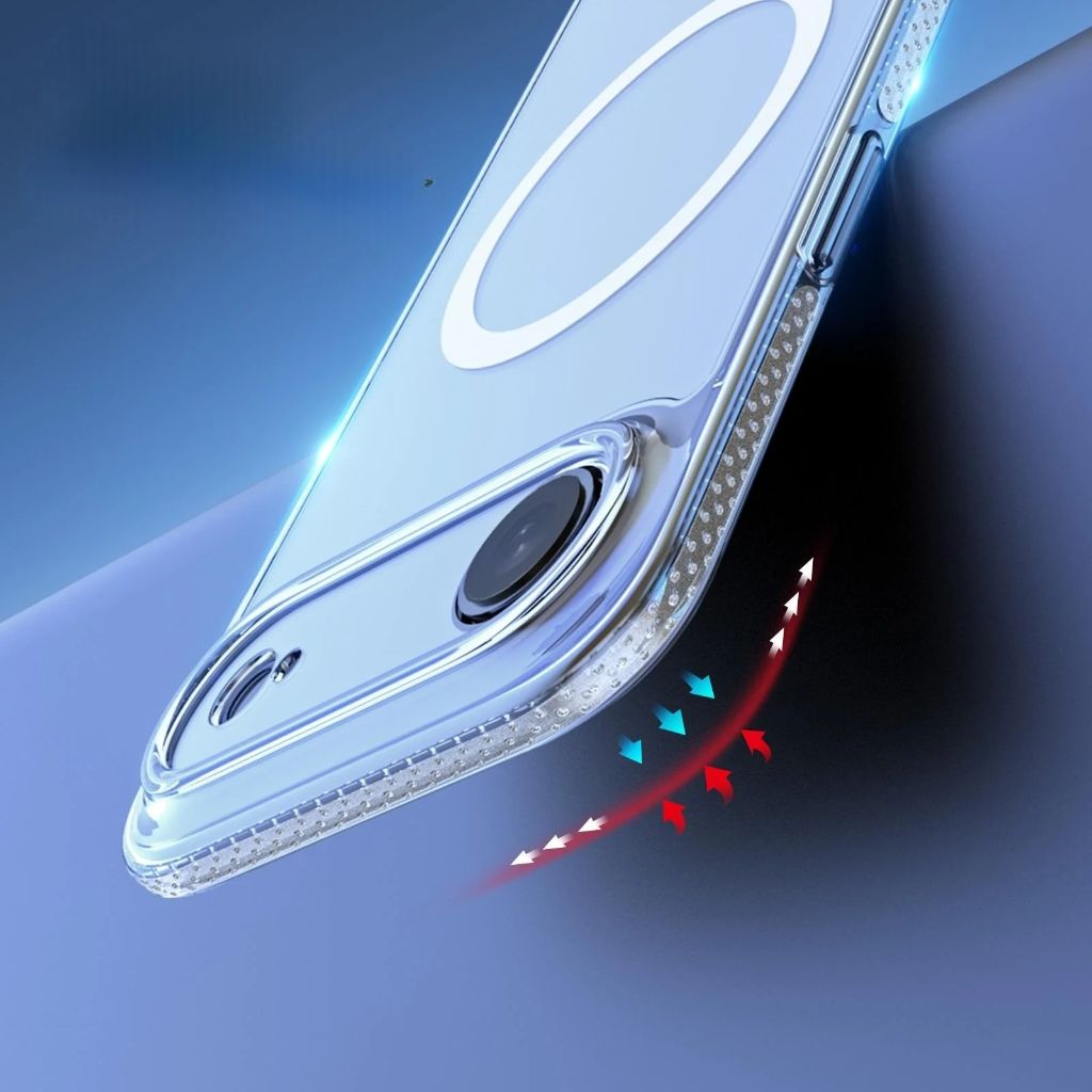 Coque Ko-MAG Transparente pour iPhone Air – Compatible Recharge sans fil