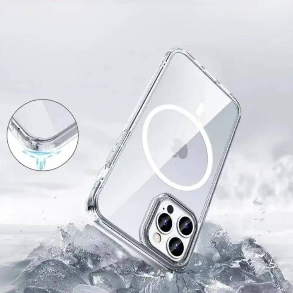 Coque Ko-MAG Transparente pour iPhone 13 Pro – Compatible Recharge sans fil
