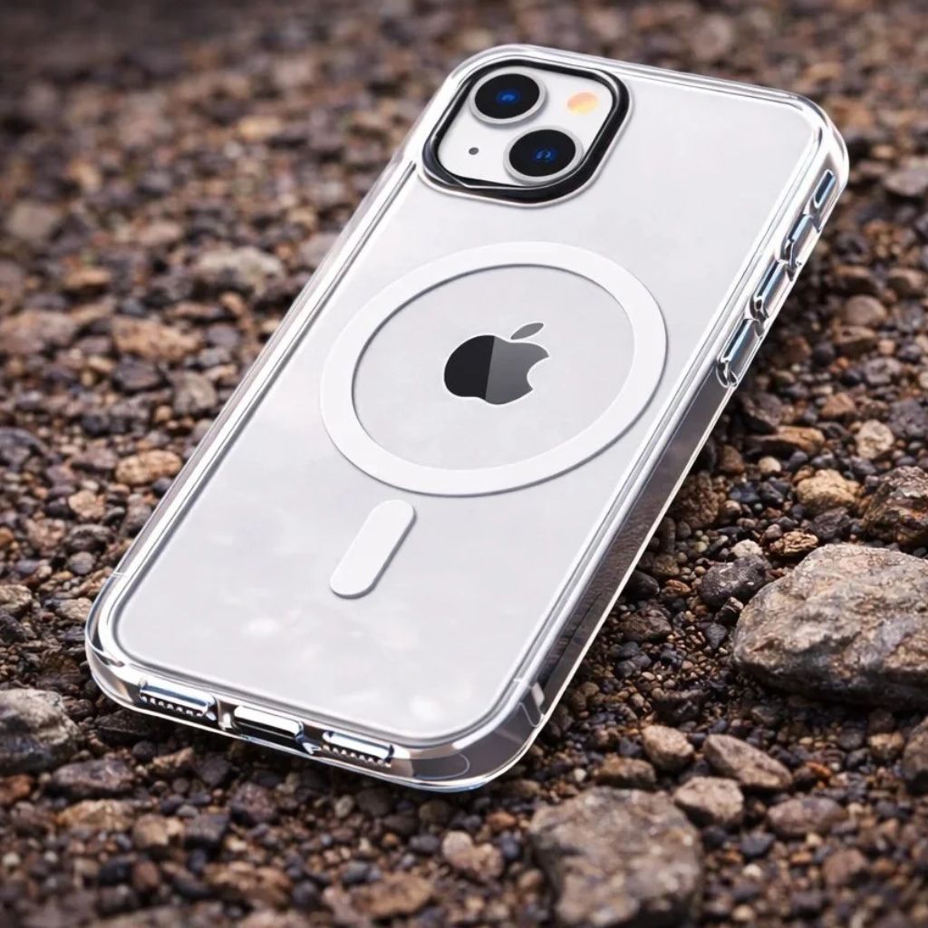 Coque Ko-MAG Transparente pour iPhone 14 – Compatible Recharge sans fil